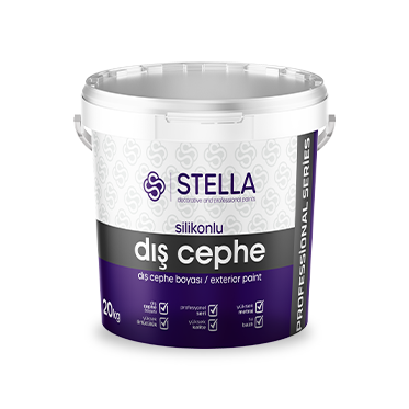 STELLA SİLİKONLU DIŞ CEPHE BOYASI BEYAZ 20 KG